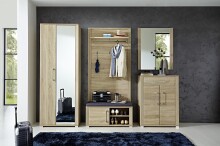 Schuhschrank >Davenport< in Sonoma-Eiche - 74x100x40cm (BxHxT)