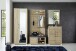 Schuhschrank >Davenport< in Sonoma-Eiche - 74x100x40cm (BxHxT)