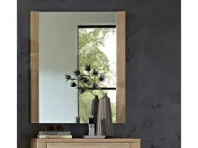 Wandspiegel >Davenport< in Sonoma-Eiche - 74x88x4cm...