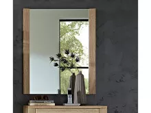 Wandspiegel >Davenport< in Sonoma-Eiche - 74x88x4cm...