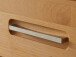 Vitrine >Leduc< in Kernbuche/LI aus Metall - 66x203x40cm (BxHxT)