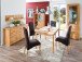 Vitrine >Leduc< in Kernbuche/LI aus Metall - 66x203x40cm (BxHxT)