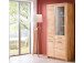 Vitrine >Leduc< in Kernbuche aus Metall - 98x203x40cm (BxHxT)