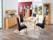 Highboard >Leduc< in Kernbuche aus Metall - 98x145x40cm (BxHxT)