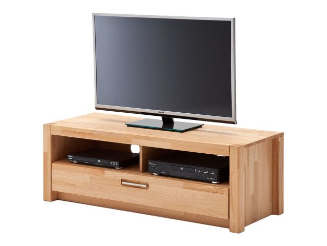 TV-Board >Leduc< in Kernbuche aus Metall - 125x43x46cm (BxHxT)