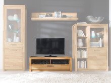 TV-Board >Leduc< in Kernbuche aus Metall - 125x43x46cm (BxHxT)