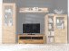 TV-Board >Leduc< in Kernbuche aus Metall - 125x43x46cm (BxHxT)