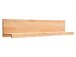 Wandboard >Leduc< in Kernbuche aus Metall - 150x27x22cm (BxHxT)