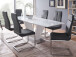 Esstisch >Ilko< in Weiß matt aus MDF - 160x76x90cm (BxHxT)