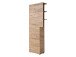 Garderobenpaneel >Dartford I< in Eiche/Natur - 70x190x29cm (BxHxT)