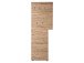 Garderobenpaneel >Dartford I< in Eiche/Natur - 70x190x29cm (BxHxT)