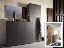 Garderoben-Set >Dartford I< aus MDF