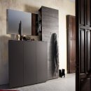 Garderoben-Set >Dartford I< in Anthrazit aus MDF