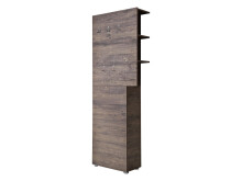 Garderobe "Dartford I" Wenge/Anthrazit-Melamin