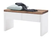 Sitzbank >Lisa< in Weiß matt aus MDF -...