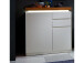 Schuhschrank >Lisa< in Asteiche aus MDF - 91x97x38cm (BxHxT)