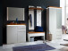 Schuhschrank >Lisa< in Asteiche aus MDF - 91x97x38cm (BxHxT)