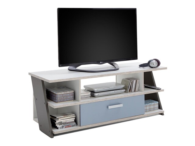 TV-Board >Ferdy< in Weiß - 135x47x40cm (BxHxT)