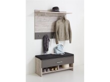 Sitzbank >Marijo< in Sandeiche - 100x42x38cm (BxHxT)