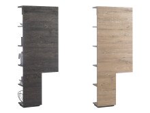 Regal >Dartford I< aus MDF - 55x145x22cm (BxHxT)