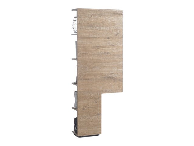 Regal >Dartford I< in Eiche/Natur aus MDF - 55x145x22cm (BxHxT)
