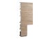 Regal >Dartford I< in Eiche/Natur aus MDF - 55x145x22cm (BxHxT)