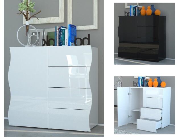 Highboard >Onda< - 90x81,2x40cm (BxHxT)