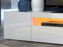 TV-Board >Daiquiri< in Weiß/Hochglanz - 200x36.2x40cm (BxHxT)