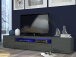 TV-Board >Daiquiri< in Anthrazit/Hochglanz - 200x36.2x40cm (BxHxT)