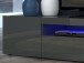 TV-Board >Daiquiri< in Anthrazit/Hochglanz - 200x36.2x40cm (BxHxT)
