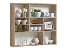 Wandregal >Garrott I< - 90x78,5x16cm (BxHxT)