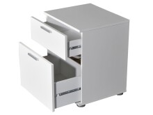 Nachtkonsole >Sam III< in Weiß - 45x53x38cm (BxHxT)