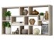 Wandregal >Lora< in Sandeiche - 85x47,5x16cm (BxHxT)