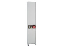 Hochschrank >Lofti< in Weiß - 37x192.5x33cm...