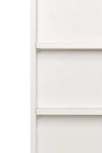 Seitenschrank >Parma II< in Weiß aus MDF -...
