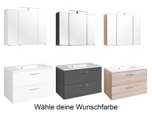 Waschtisch-Set >Porto I< in chromglänzend aus...