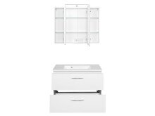 Waschtisch-Set >Porto I< in Weiß aus Metall - 80cm (B)