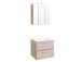 Waschtisch-Set >Porto II< in chromglänzend aus Metall - 60cm (B)