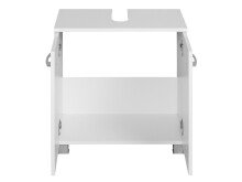 Waschbeckenunterschrank >Porto I< in Weiß aus Metall - 60x59x35cm (BxHxT)
