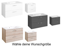Waschtisch-Set >Porto I< in chromglänzend aus...