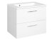 Waschtisch-Set >Porto I< in Weiß aus Metall - 60x54x48cm (BxHxT)