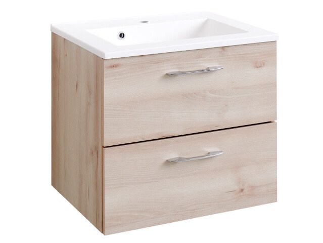 Waschtisch-Set >Porto I< in chromglänzend aus Metall - 60x54x48cm (BxHxT)