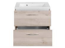 Waschtisch-Set >Porto I< in chromglänzend aus Metall - 60x54x48cm (BxHxT)