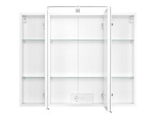 Spiegelschrank >Porto I< in Weiß - 80x66x20cm (BxHxT)