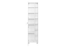 Seitenschrank >Porto I< in Weiß - 45x185x35cm (BxHxT)