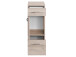 Unterschrank >Porto II< in silberfarben aus Metall - 30x84x35cm (BxHxT)
