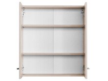 Hängeschrank >Porto I< in chromglänzend aus Metall - 60x64x20cm (BxHxT)