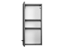 Hängeschrank >Porto II< in Graphitgrau aus Metall - 30x64x20cm (BxHxT)