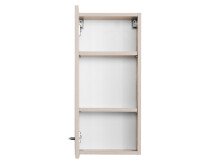Hängeschrank >Porto II< in chromglänzend aus Metall - 30x64x20cm (BxHxT)