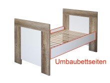 Umbauseiten >Nissie I< in Weiß/Matt -...